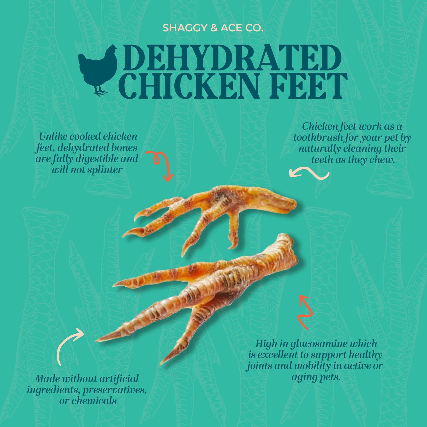 Dehydrated Chicken Feet